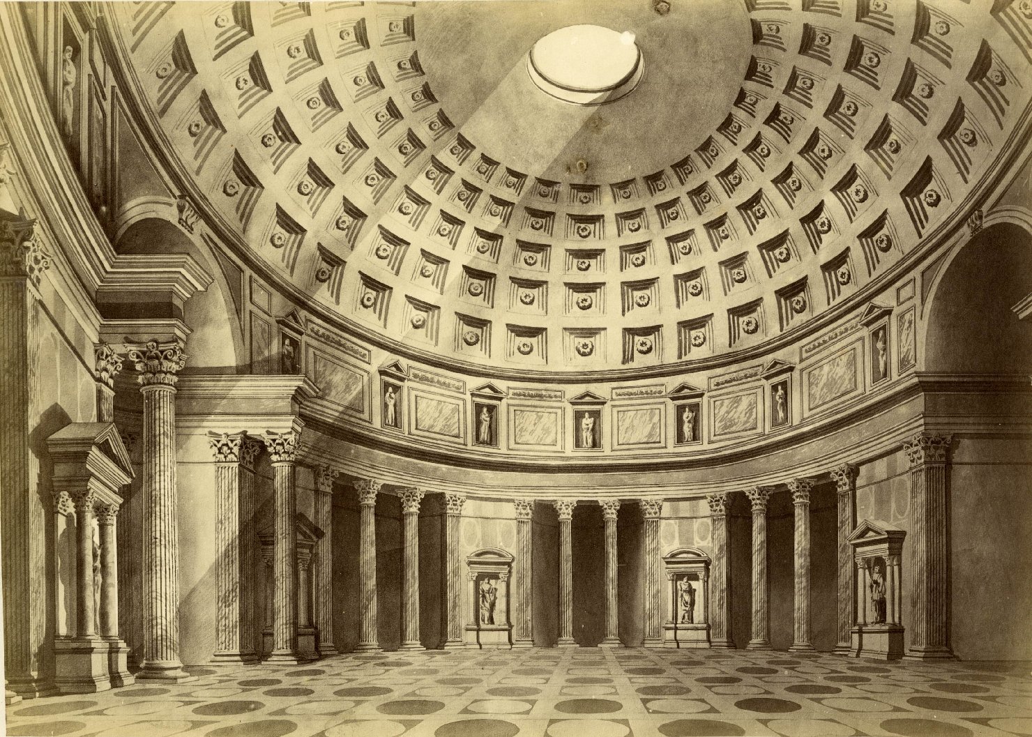 Architettura - Disegni (positivo) di Anonimo (XIX)