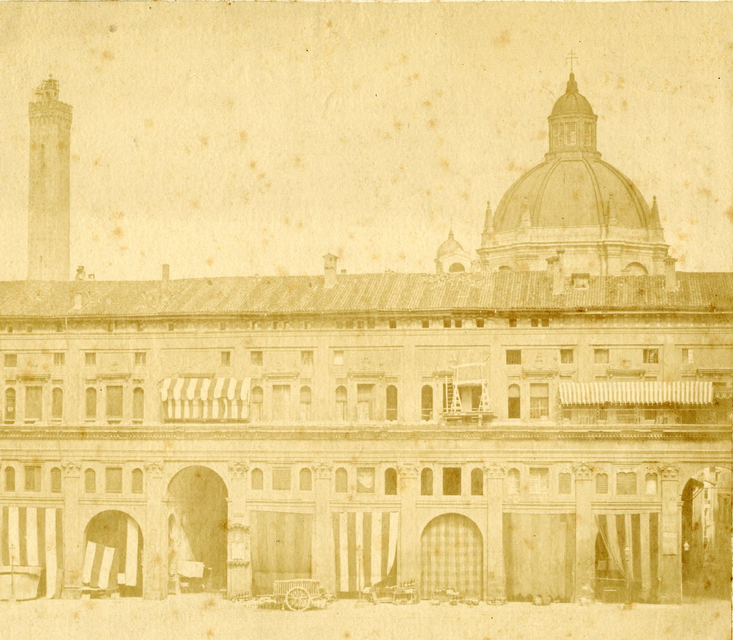 Bologna - Vedute - Architetture (positivo) di Vignola, il, Anonimo (XIX)