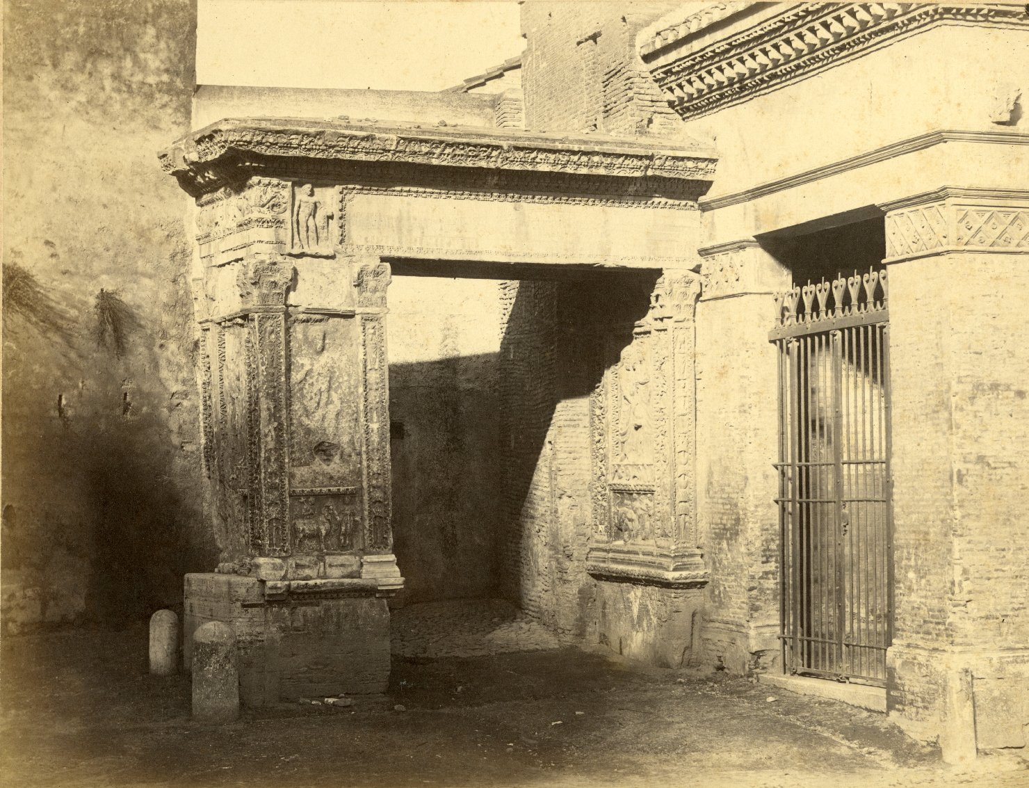 Roma - Architettura romana - Chiese (positivo) di Anonimo (XIX)