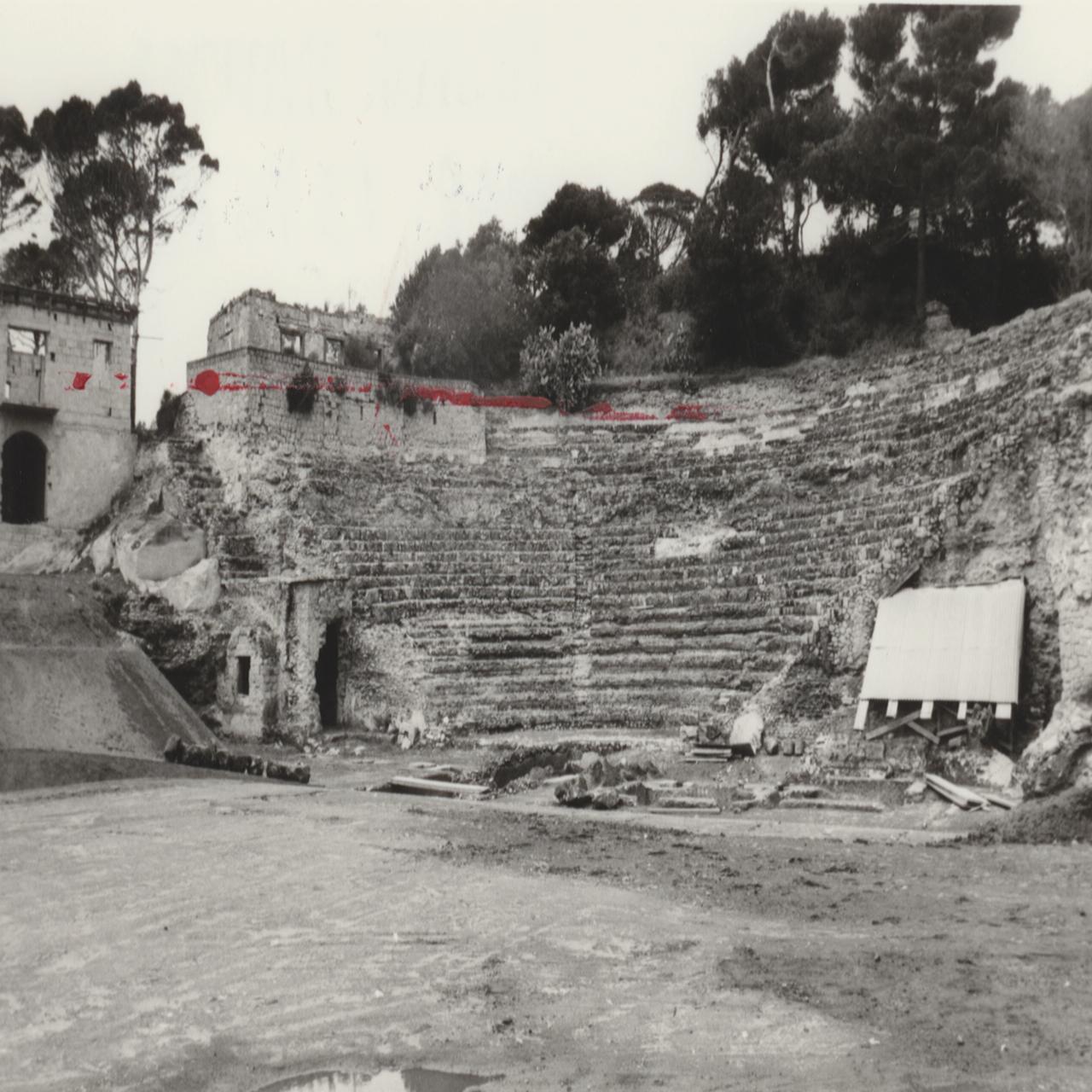 Napoli Pausilypon area dei Teatri (negativo) di Esterno (XX)