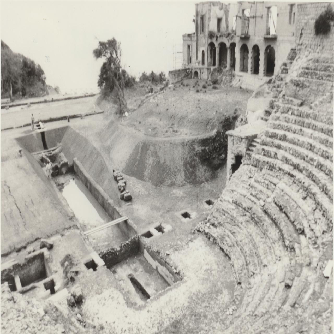 Napoli Pausilypon area dei Teatri (negativo) di Esterno (XX)