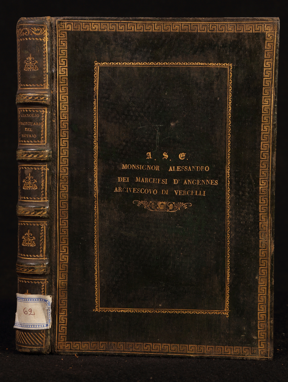 legatura piena, opera isolata - ambito italiano (inizio/ metà XIX)