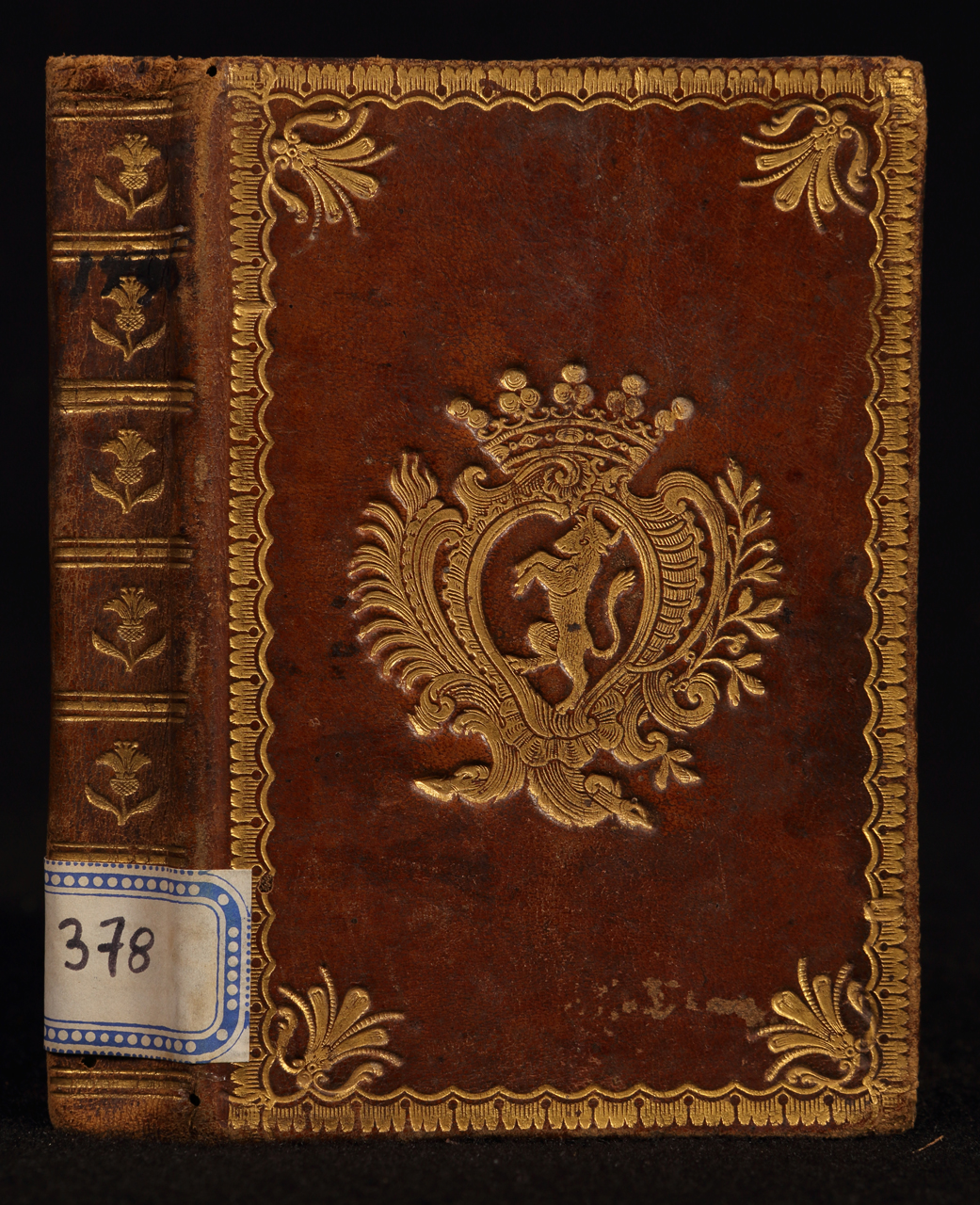 legatura piena - alle armi, opera isolata - ambito italiano (fine/ inizio XVIII/XIX)