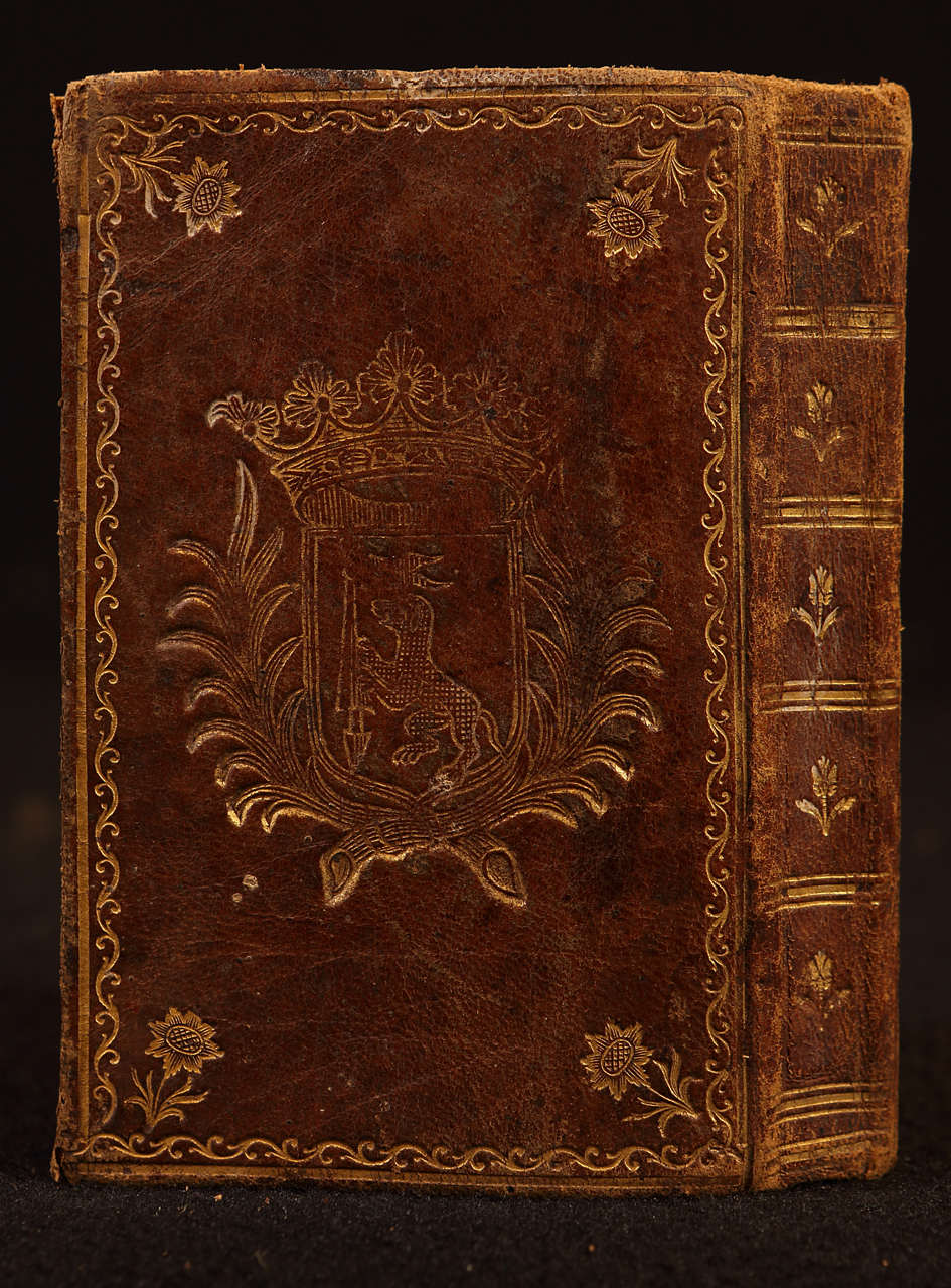 legatura piena - alle armi, opera isolata - ambito italiano (ultimo quarto XVIII)
