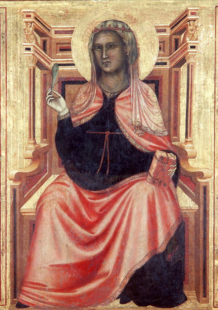 Santa Cecilia (dipinto) di Maestro della Santa Cecilia (inizio sec. XIV)