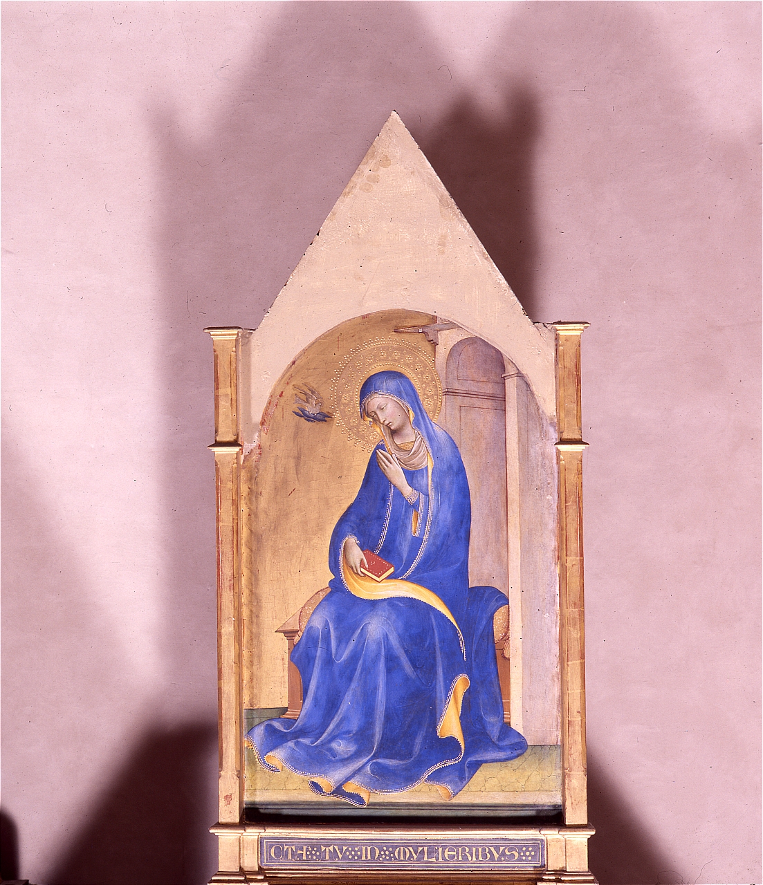 Madonna annunciata (cimasa di polittico) di Lorenzo Monaco (sec. XV)