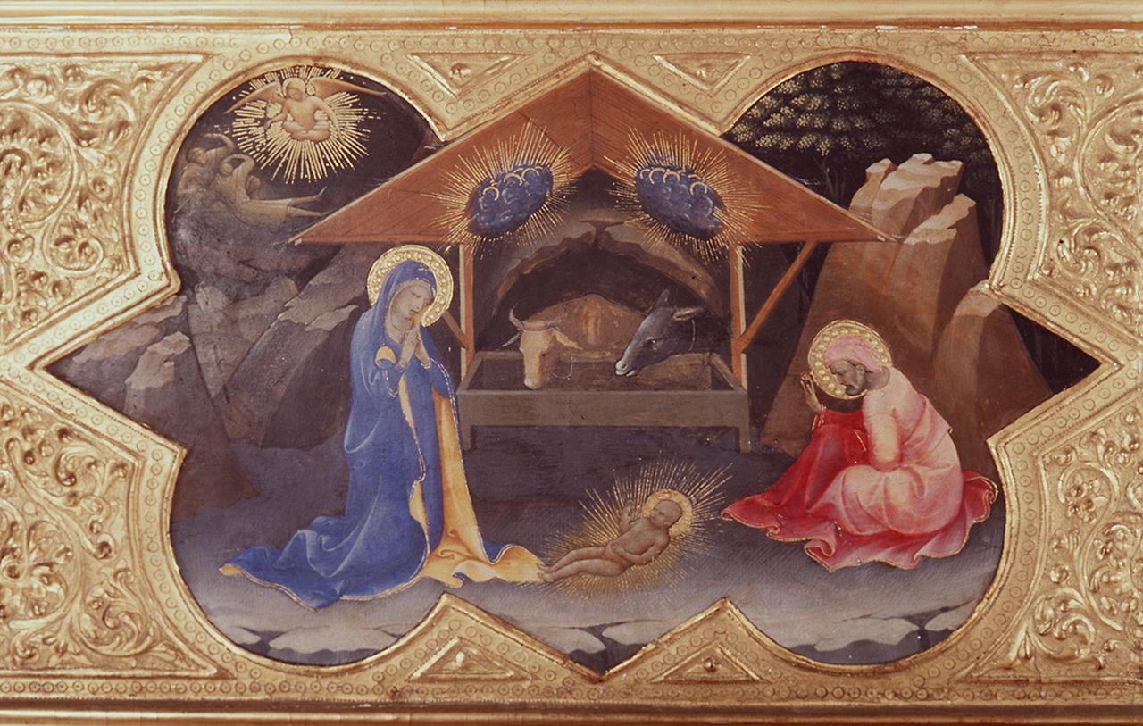 natività di Gesù (scomparto di predella) di Lorenzo Monaco (sec. XV)