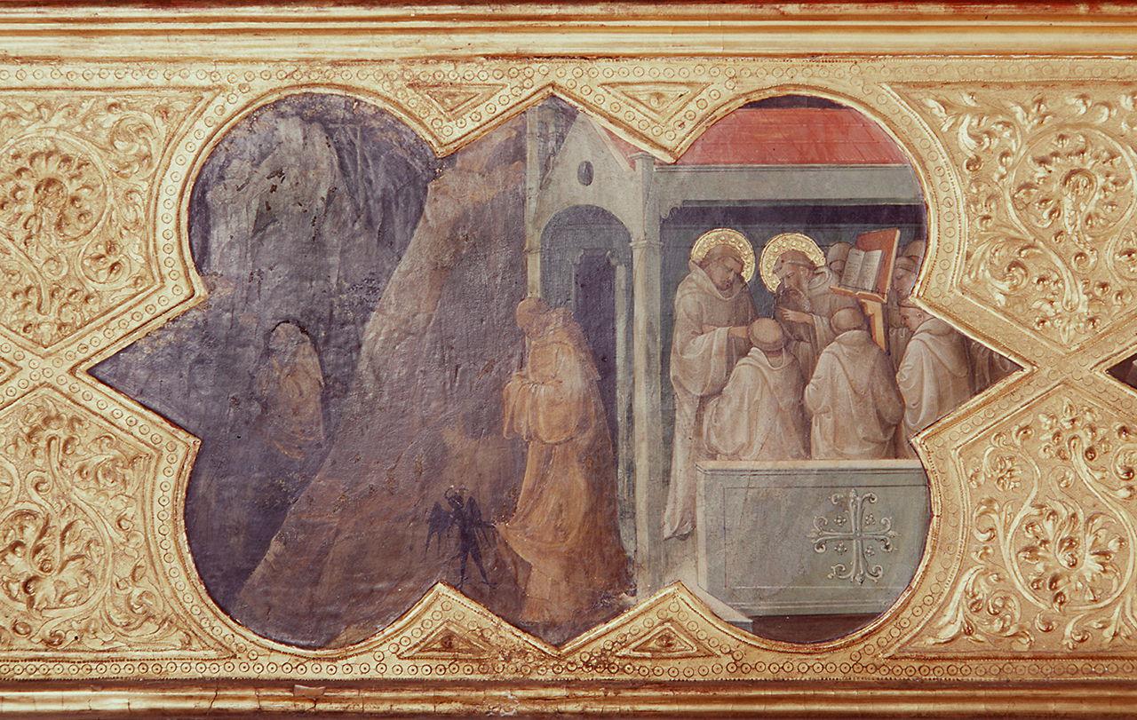 San Benedetto eremita (scomparto di predella) di Lorenzo Monaco (sec. XV)