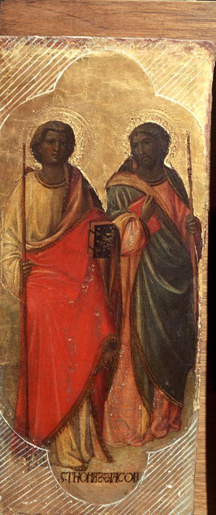 San Tommaso e San Giacomo il Maggiore (scomparto di predella) di Giovanni dal Ponte (sec. XV)