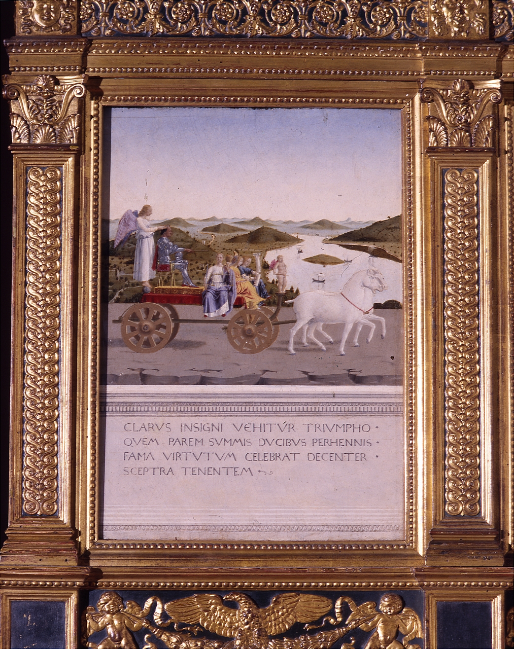 trionfo di Federico da Montefeltro (dipinto) di Piero della Francesca (sec. XV)