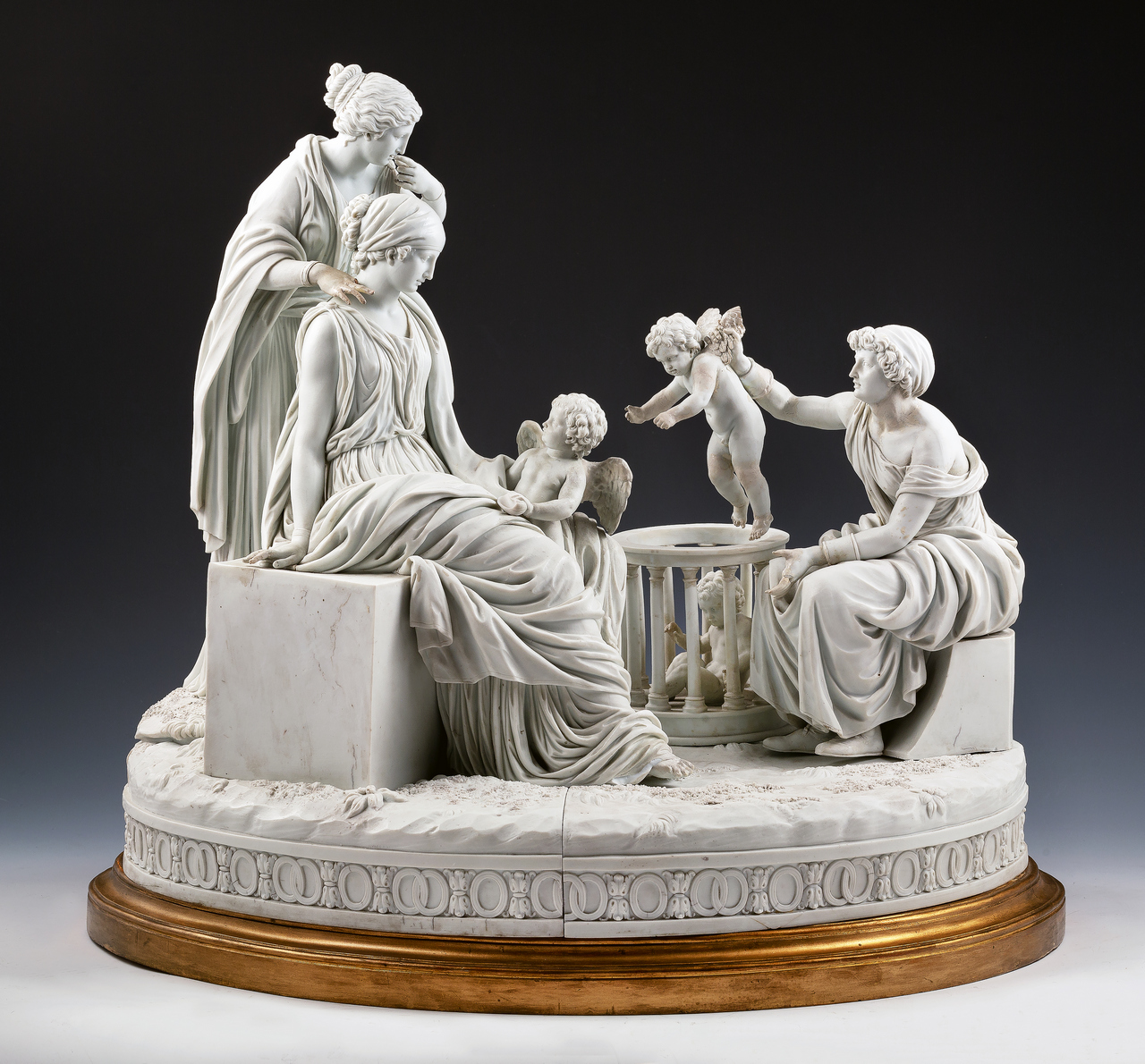 La Venditrice di Amorini (Scultura, opera isolata) di Juechtzer, Christian Gottfried (fine sec. XVIII)