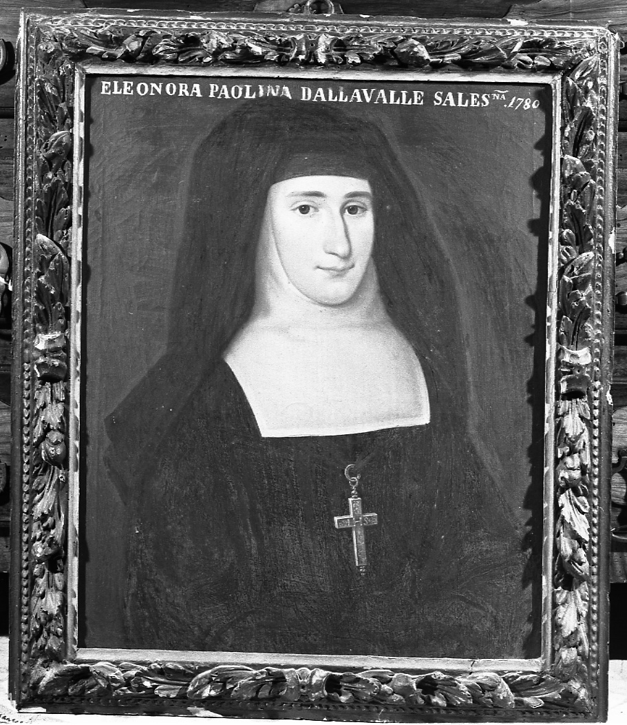 ritratto di Eleonora Paolina Dalla Valle (dipinto, opera isolata) - ambito piemontese (ultimo quarto sec. XVIII)