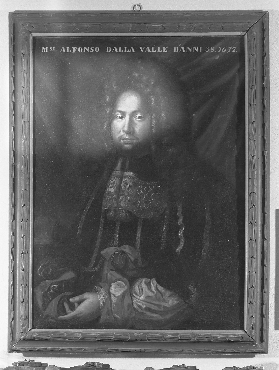 ritratto del marchese Alfonso Dalla Valle (dipinto, opera isolata) - ambito piemontese (ultimo quarto sec. XVII)
