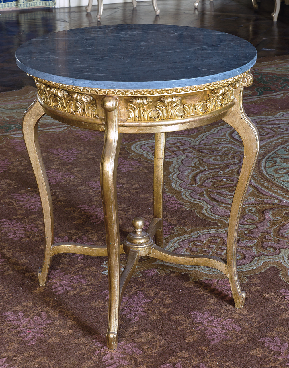 tavolo da centro, pendant - ambito piemontese (secondo quarto sec. XIX)