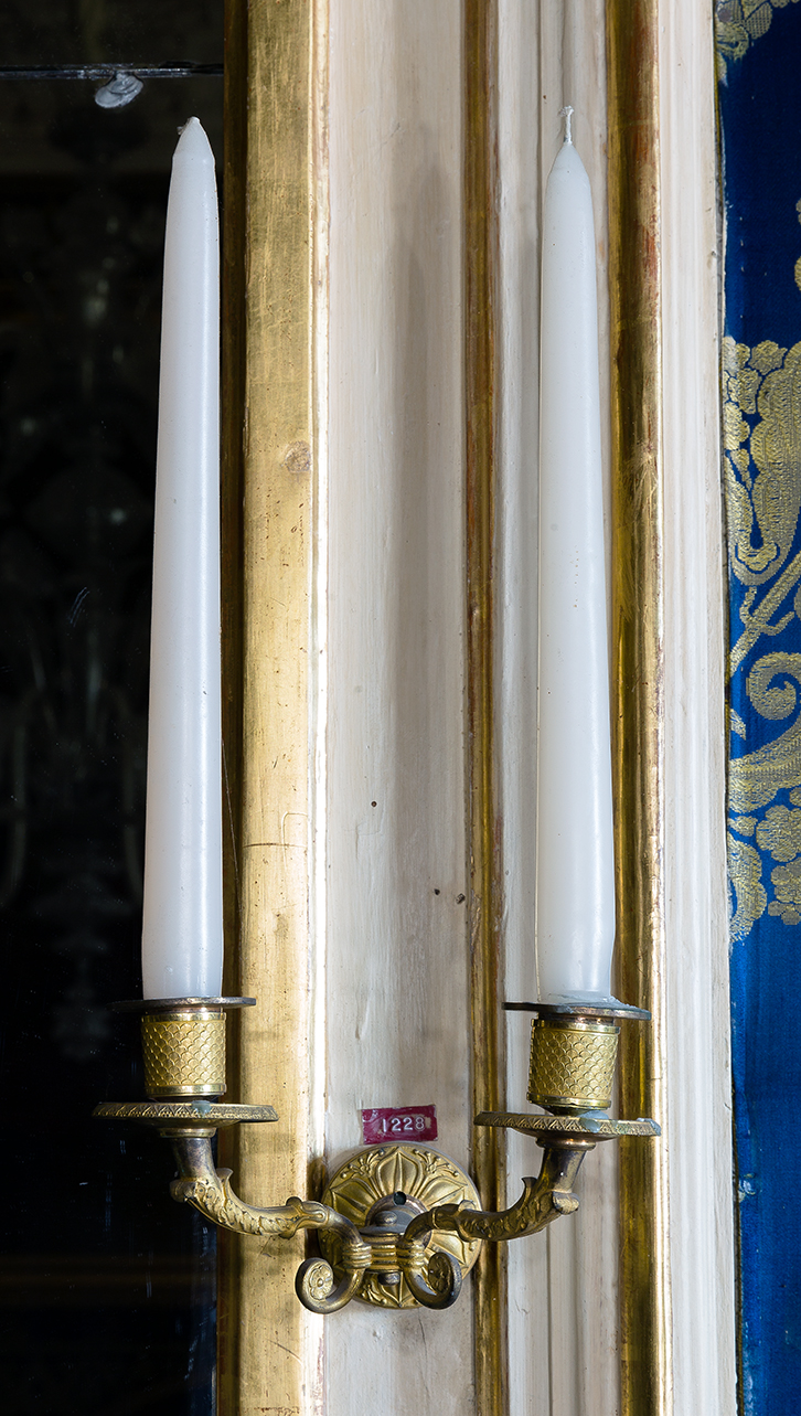 applique - a due bracci, serie - manifattura piemontese (sec. XIX)