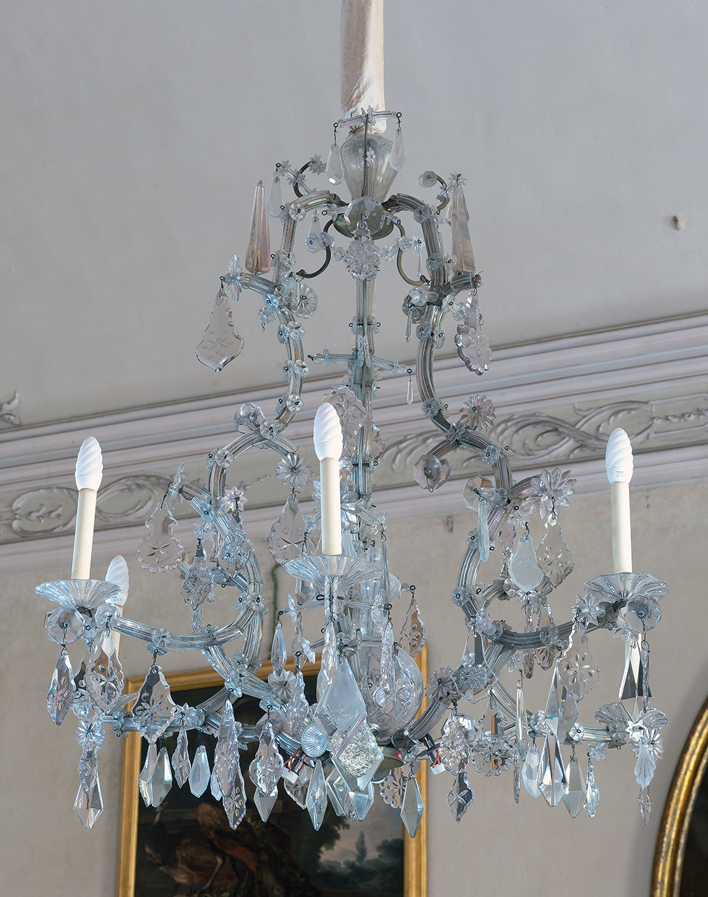 lampadario, opera isolata - manifattura boema (terzo quarto sec. XVIII)