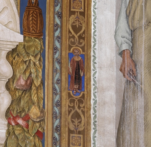 San Crispino, San Crispino (decorazione pittorica, elemento d'insieme) di Notte Emilio (prima metà XX)