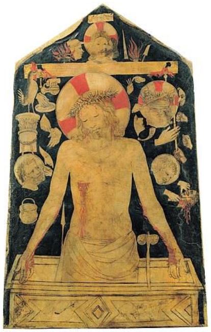 Arma Christi (Cristo in pietà ed episodi della Passione), Imago Pietatis (dipinto) di Beato Angelico (attribuito) (prima metà XV)