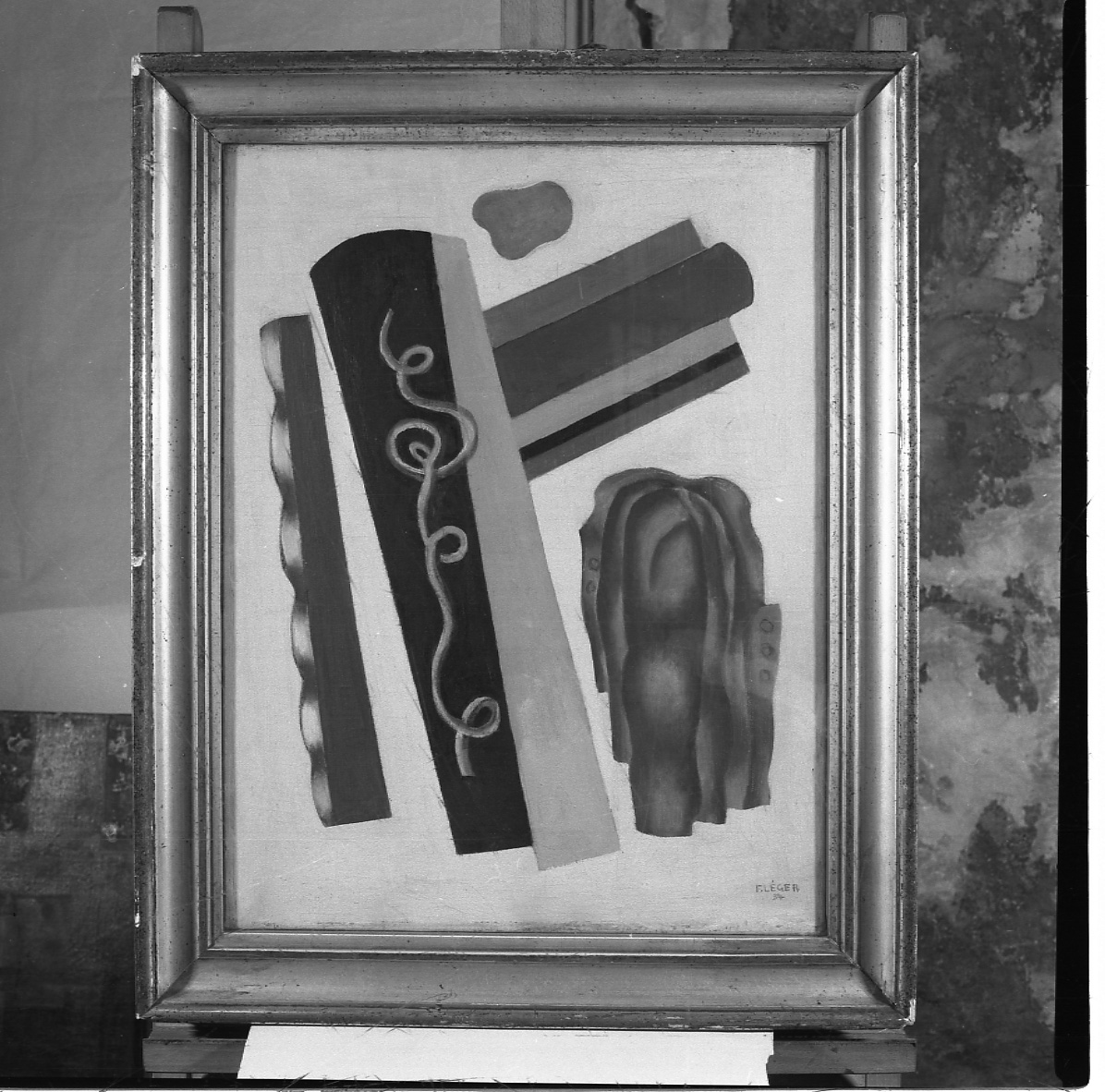 Composition, composizione astratta (dipinto) di Léger Fernand (secondo quarto XX)