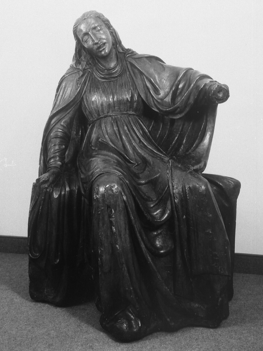 Madonna Addolorata (statua, elemento d'insieme) di Del Maino Giovan Angelo (primo quarto XVI)