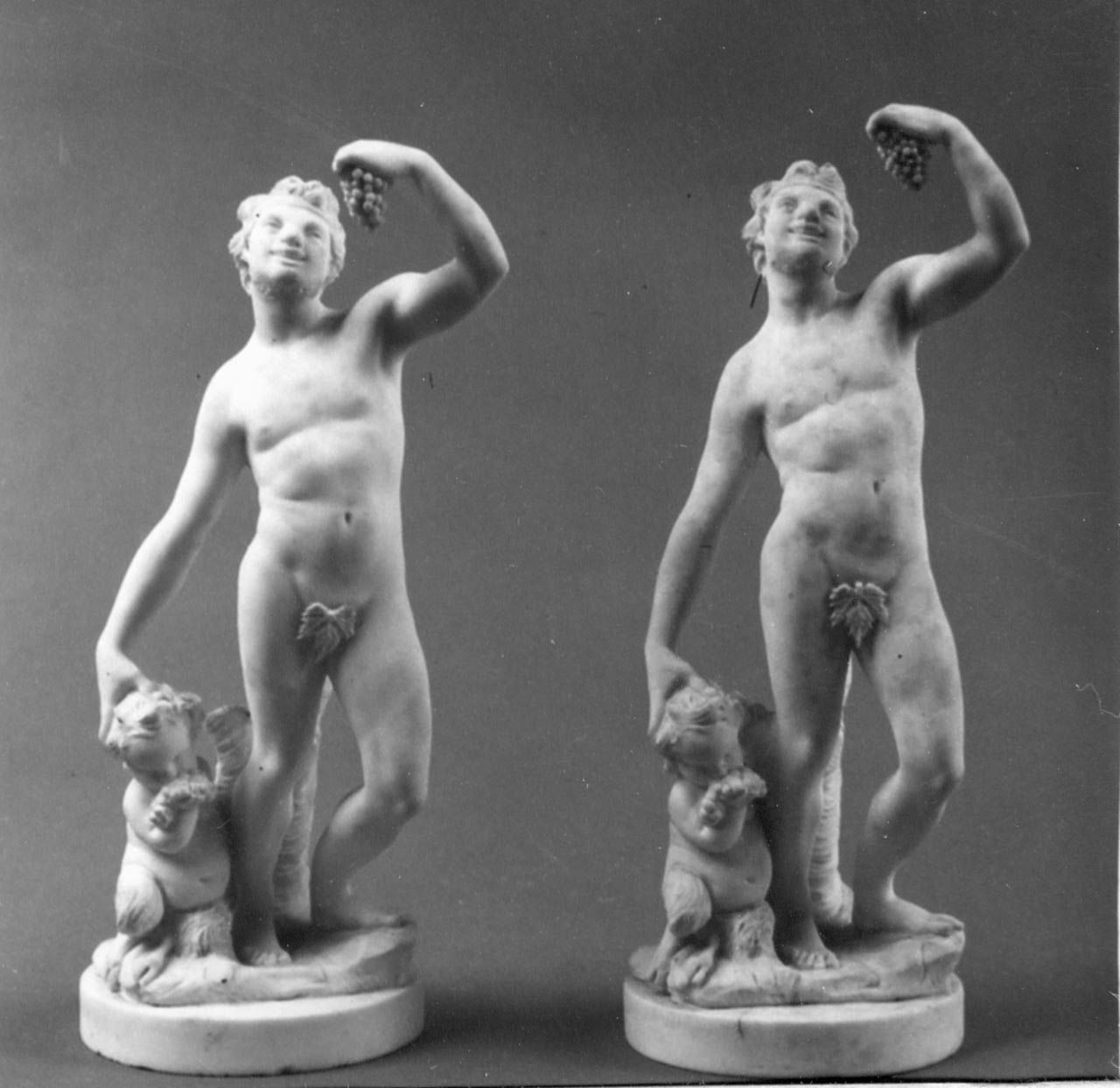 Allegoria dell'Autunno, Bacco con satiro (statuetta, serie) - manifattura Ginori, Doccia (XIX)