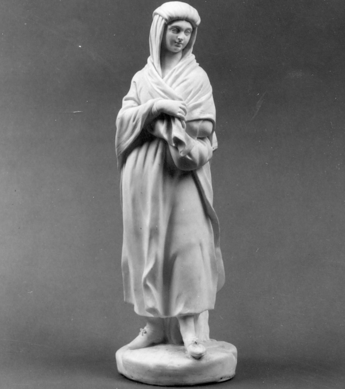 figura femminile (statuetta) di Filippo Tagliolini - manifattura Reale Fabbrica di Napoli (XVIII)