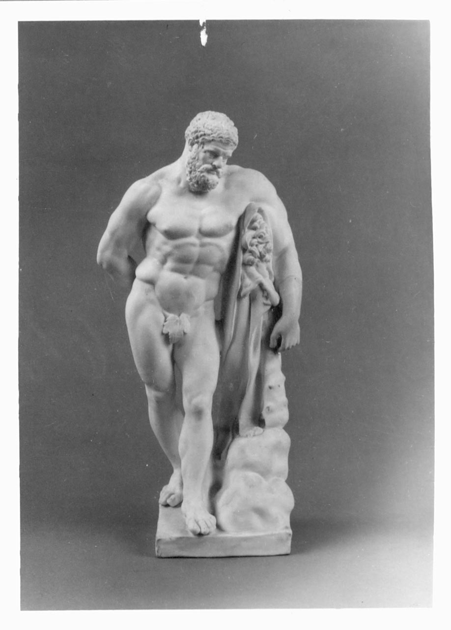 Ercole Farnese, Ercole (statuetta) - manifattura Reale Fabbrica di Napoli (XVIII)