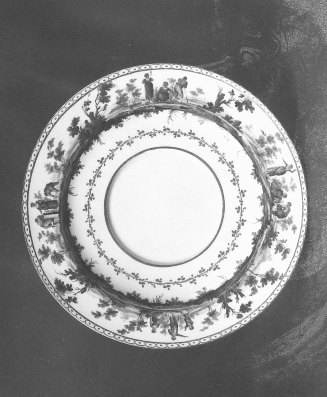 piatto - manifattura Ginori, Doccia (XVIII)