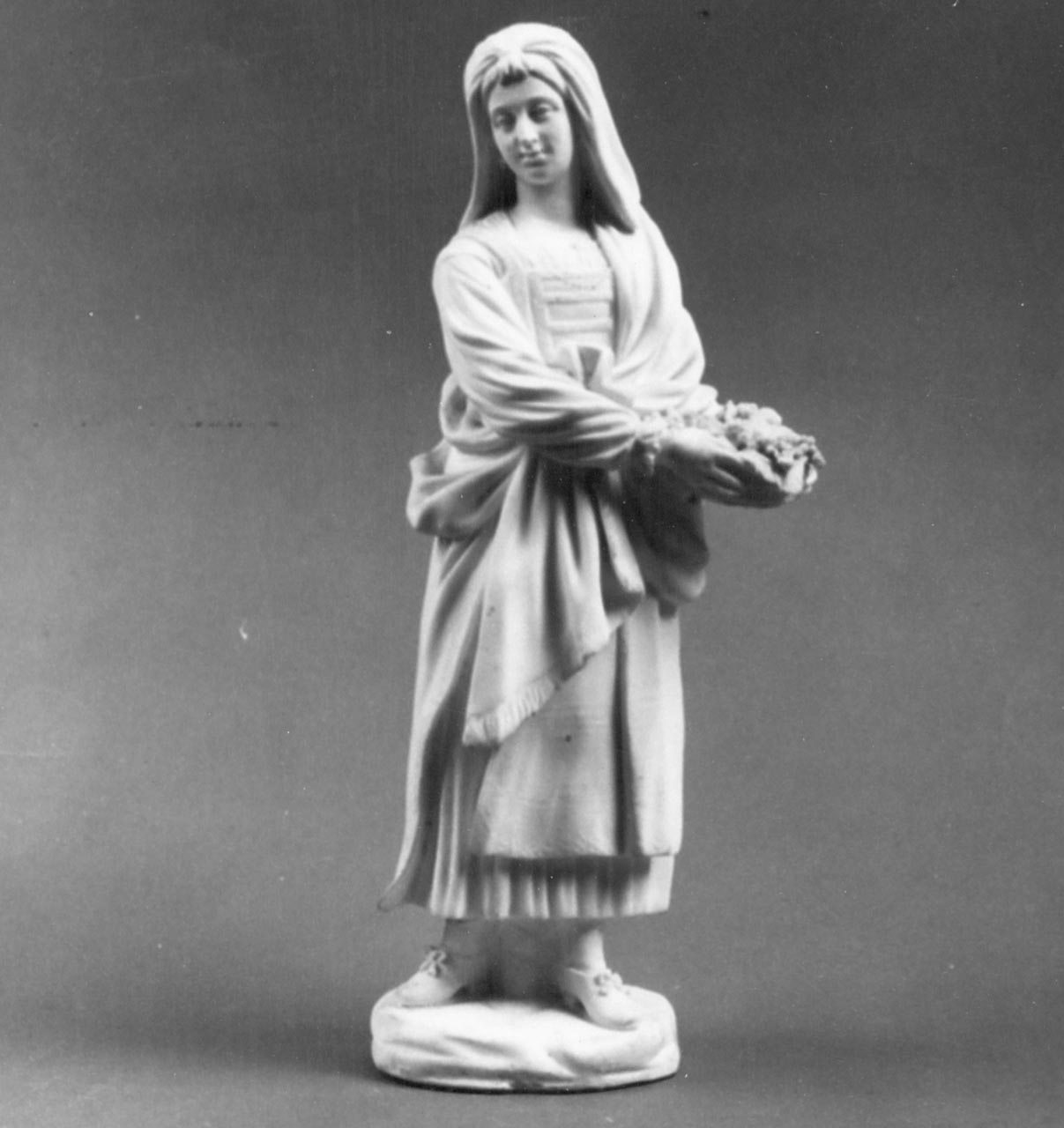 figura femminile (statuetta) di Filippo Tagliolini - manifattura Reale Fabbrica di Napoli (sec. XVIII)