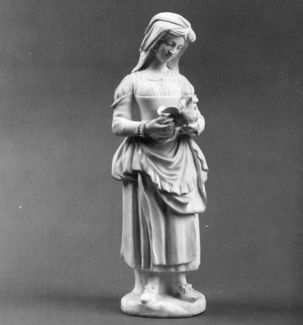 figura femminile (statuetta) di Filippo Tagliolini - manifattura Reale Fabbrica di Napoli (XVIII)