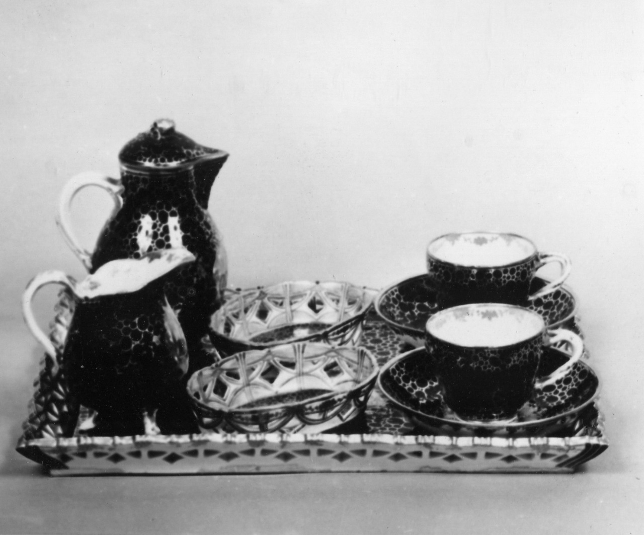 servizio da caffè, elemento d'insieme - Manifattura Imperiale di porcellane, Vienna, manifattura di Doccia (XVIII, XIX)
