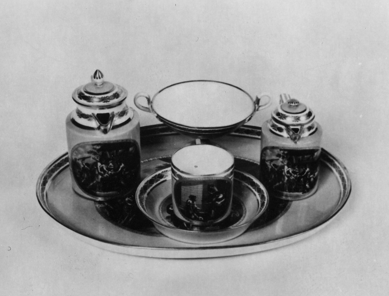 servizio da caffè, insieme - Manifattura Imperiale di porcellane, Vienna, manifattura di Doccia (XIX, XIX)