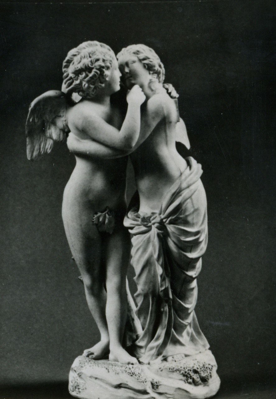 Cupido e Psiche (gruppo scultoreo) - Manifattura Imperiale di porcellane, Vienna (XVIII)
