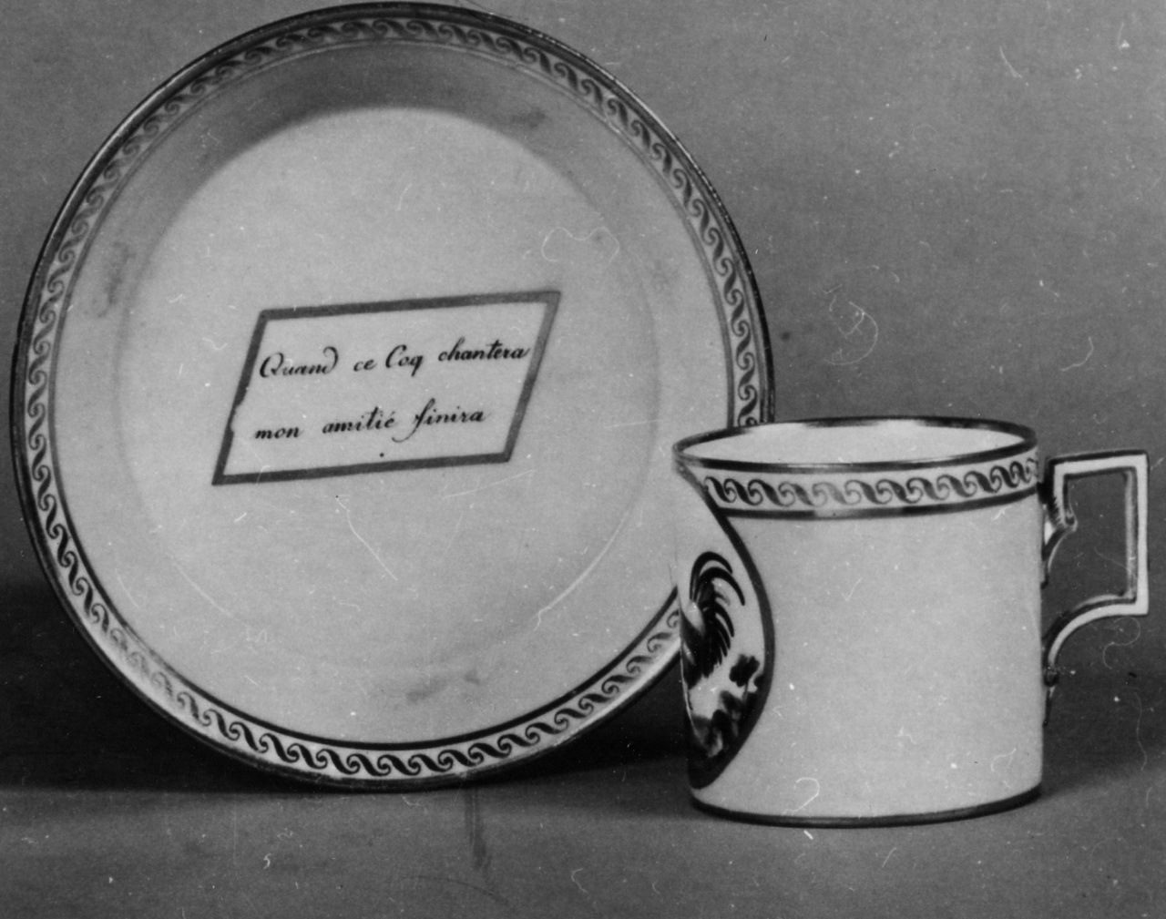 tazza, serie - Manifattura Imperiale di porcellane, Vienna, manifattura di Doccia (XIX)
