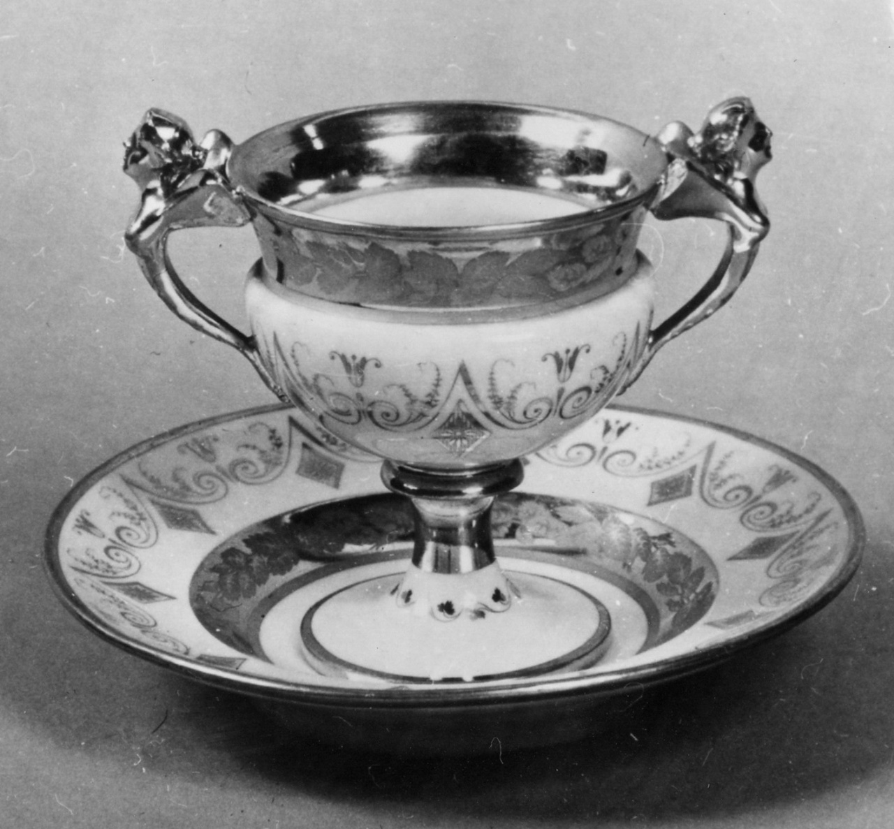 tazza da brodo - Manifattura Imperiale di porcellane, Vienna (XIX)