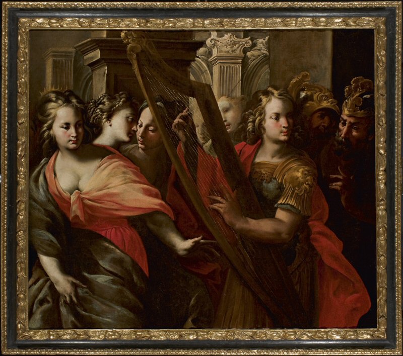 Davide che suona l'arpa (dipinto) di Nunzio Rossi (metà XVII)