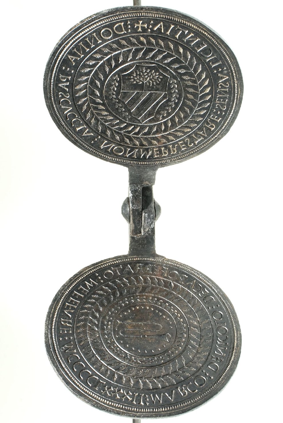 stampo per cialde, opera isolata - ambito umbro (ultimo quarto sec. XV)