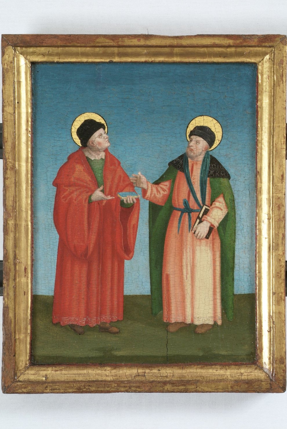 San Cosma e San Damiano (scomparto di polittico, elemento d'insieme) di Berto di Giovanni (attribuito) (primo quarto sec. XVI)