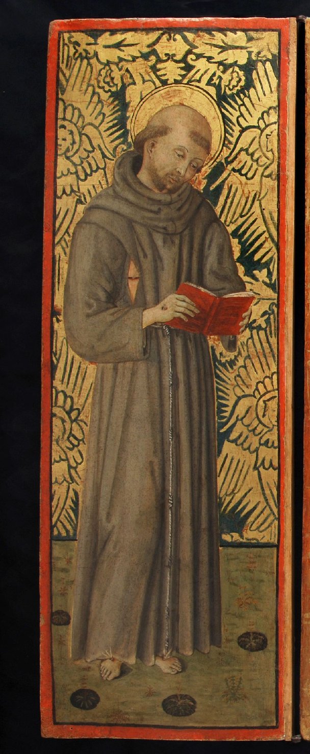 San Francesco d'Assisi (dipinto, elemento d'insieme) di Nicolò del Priore (attribuito) (seconda metà sec. XV)