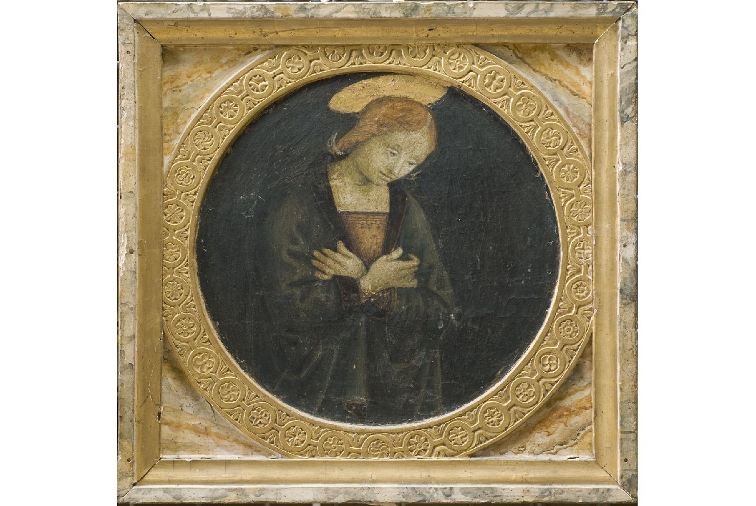 Madonna annunciata (dipinto, opera isolata) di Giannicola di Paolo (attribuito) (seconda metà sec. XV)