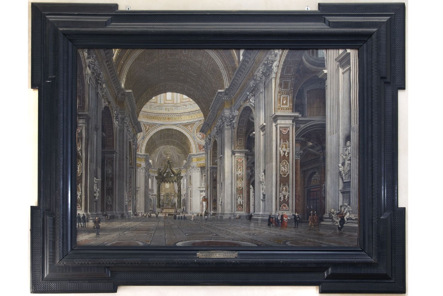 basilica di San Pietro a Roma (dipinto, opera isolata) di Angelini Annibale (attribuito) (seconda metà sec. XIX)