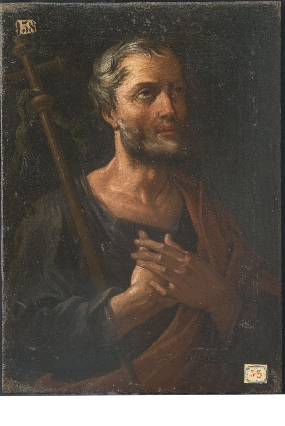 Apostolo (dipinto, opera isolata) - ambito umbro (sec. XVIII)