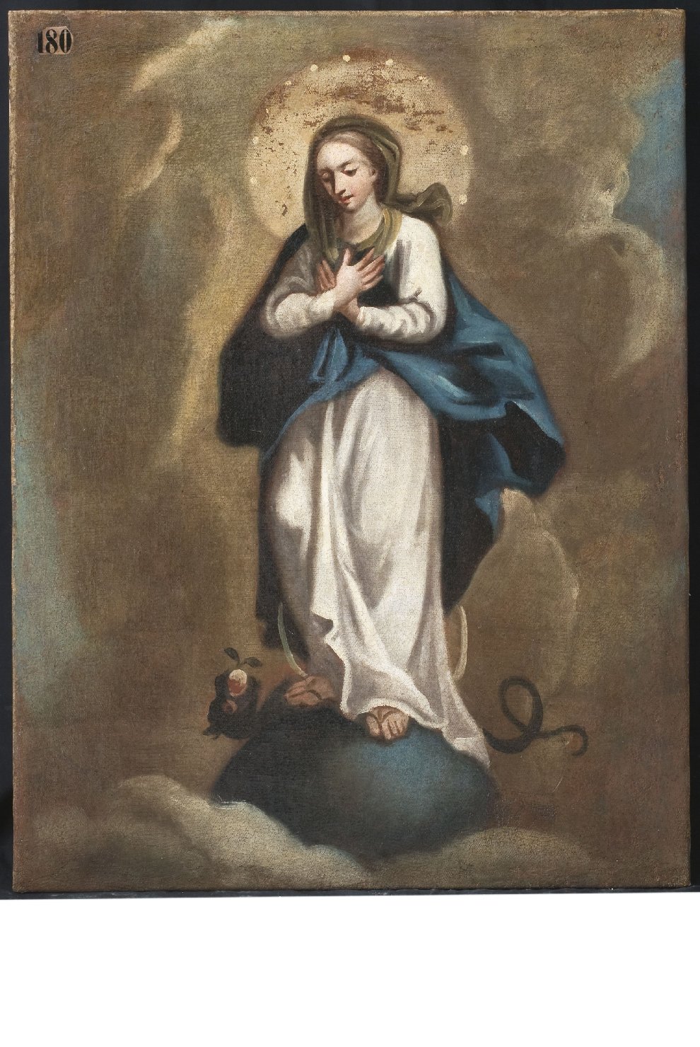 Madonna immacolata (dipinto, opera isolata) - ambito dell'Italia centrale (fine/ inizio secc. XVII/ XVIII)
