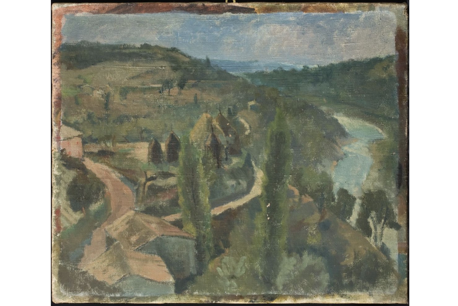 Paesaggio (dipinto, opera isolata) di Maggiori Mario - ambito umbro (prima metà sec. XX)