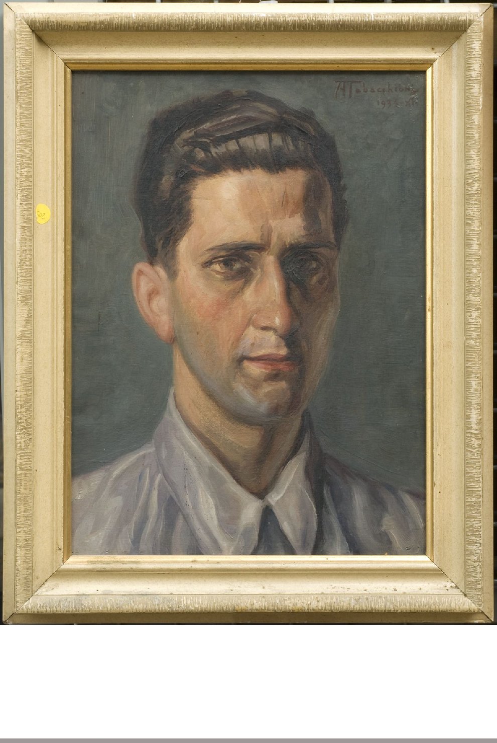 ritratto d'uomo (dipinto, opera isolata) di Tabacchioni, Alberto (sec. XX)