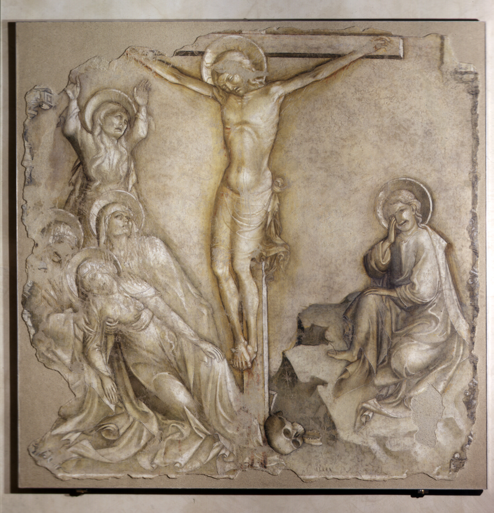 crocifissione di Cristo (dipinto, opera isolata) di Salimbeni, Lorenzo (attribuito) (prima metà sec. XV)