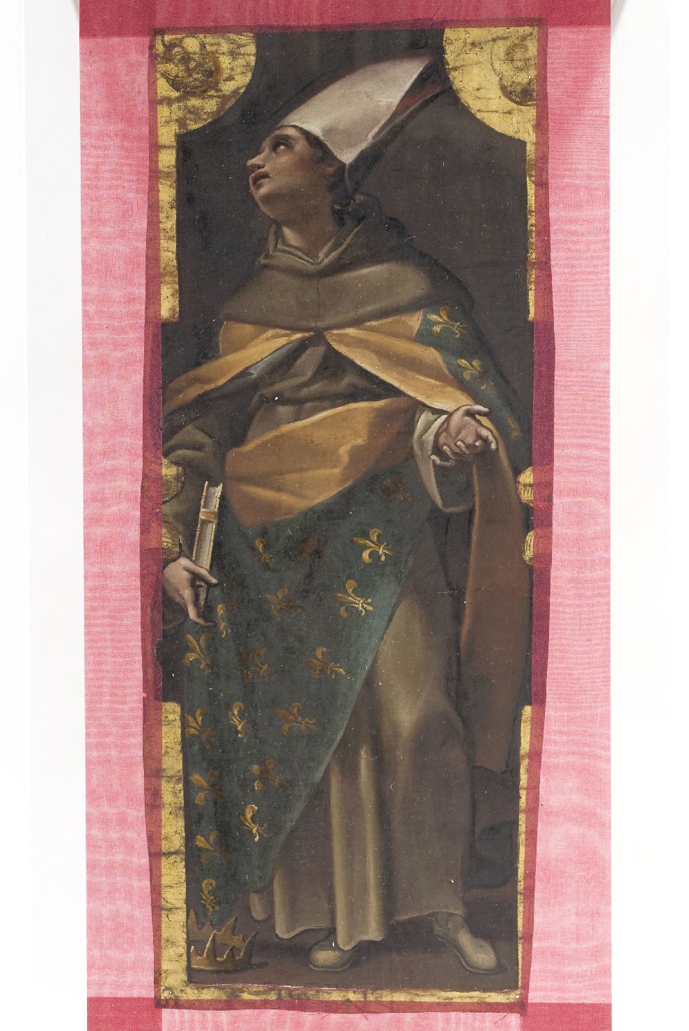 San Ludovico di Tolosa (stendardo processionale, frammento) - ambito perugino (inizio sec. XVII)