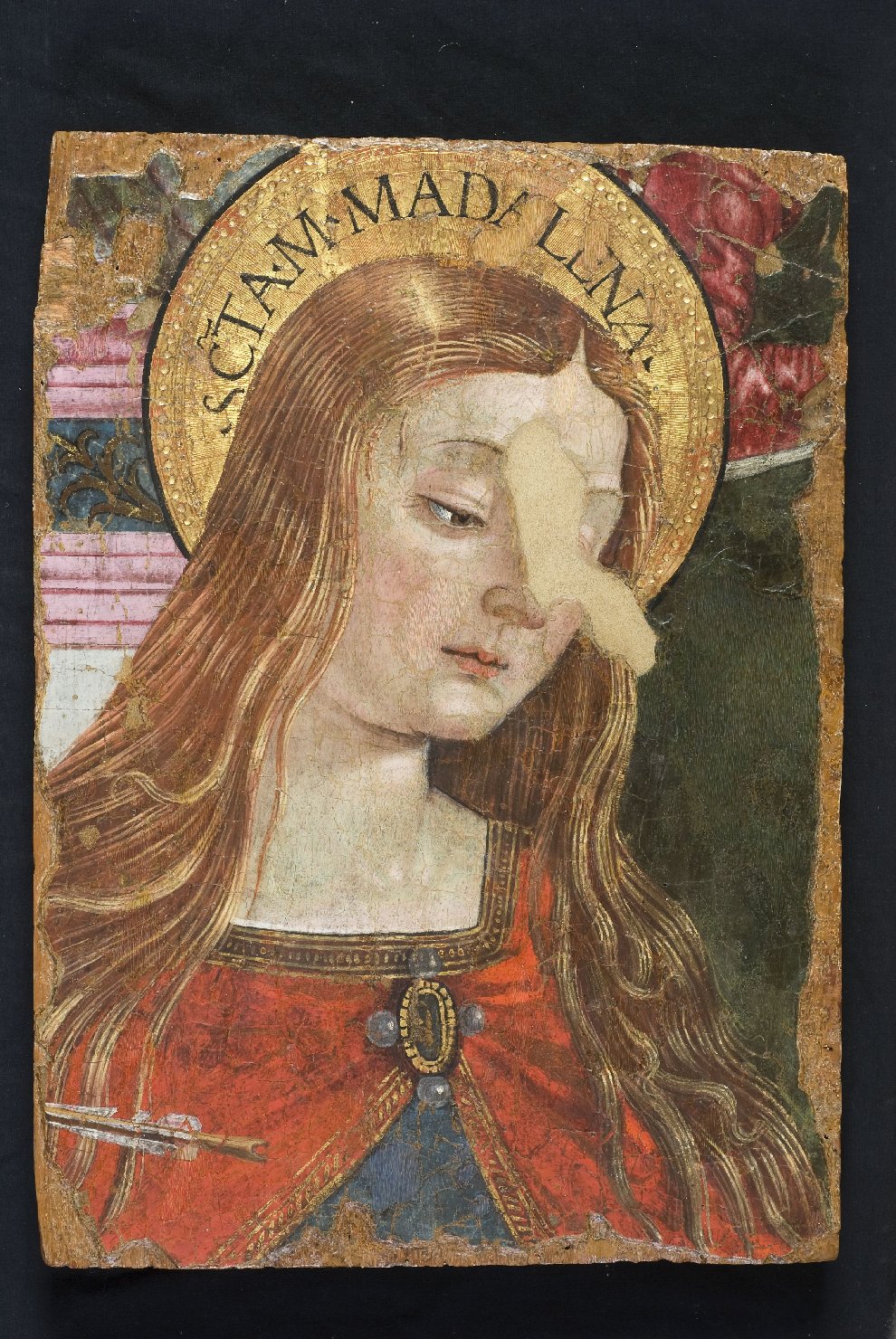 Santa Maria Maddalena (dipinto, frammento) di Caporali Bartolomeo (attribuito) (seconda metà sec. XV)