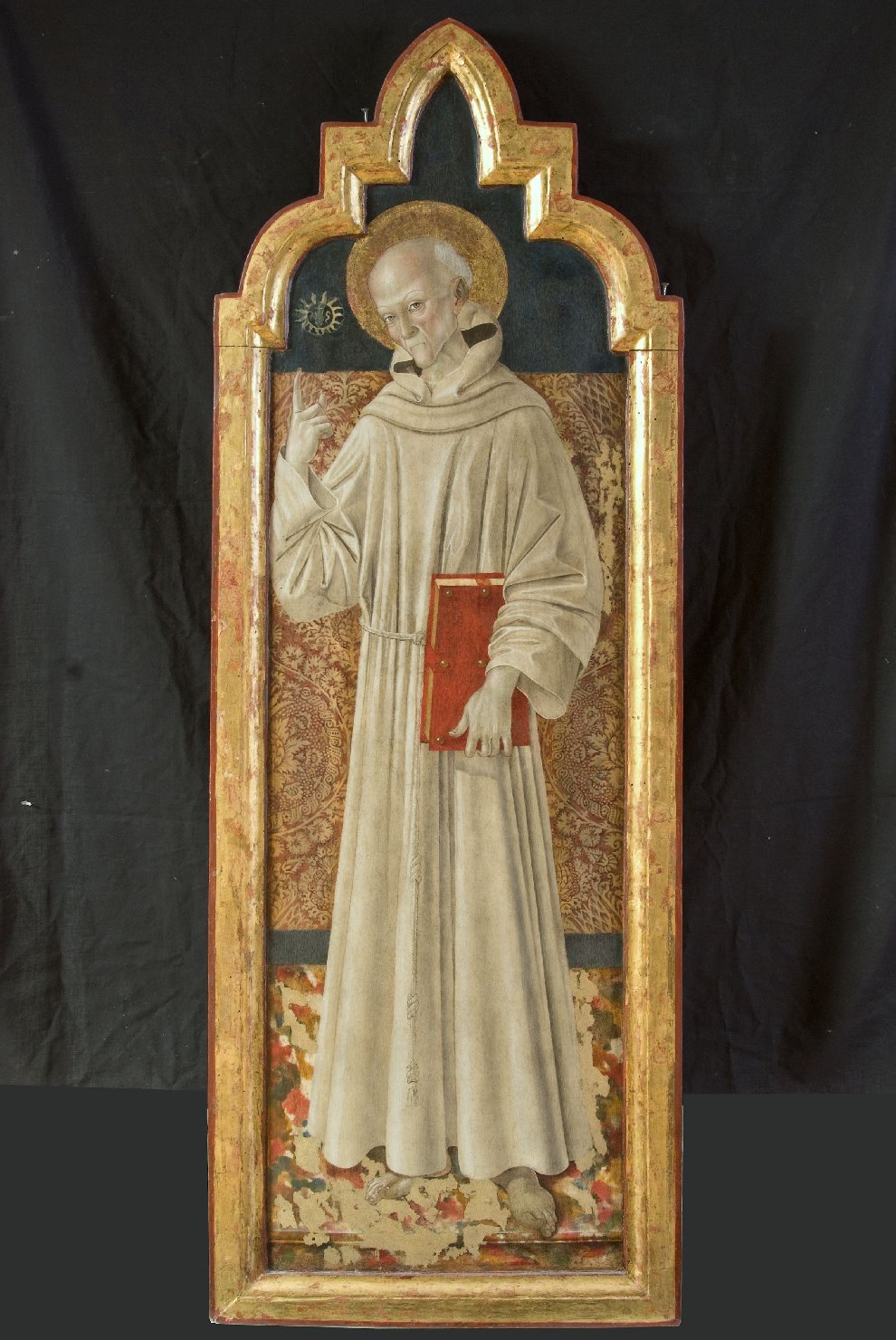 San Bernardino da Siena (scomparto di trittico, elemento d'insieme) di Pier Matteo d'Amelia (attribuito) (seconda metà sec. XV)