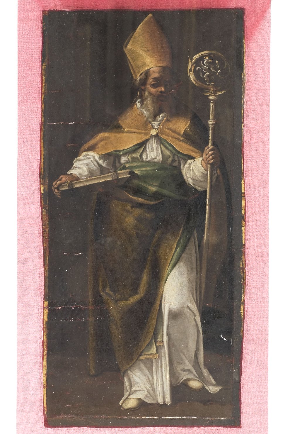 Sant'Ercolano (stendardo processionale, frammento) - ambito perugino (inizio sec. XVII)